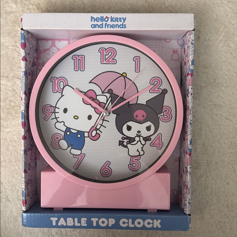 Hello Kitty and Friends Sanrio Tabletop Clock